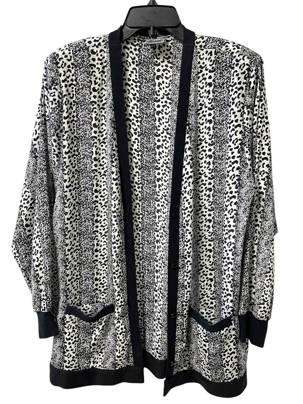 LA PANTHERA Leopard Print Cardigan Jacket - Picture 3 of 12